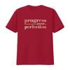 Back To School Fortschritt über Perfektion Vintage Te Damen T-Shirt Hohe Qualität und Stilvoll Vintage Gewaschen Grafik Dehnbar