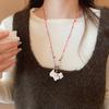 Mengqu Cute Puppy Necklace~ Children's Fun Versatile Long Accessories Women's New Popular Necklaces