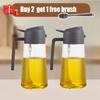 2 in1 Spray Oil Sprayer Kitchen Oil Spray Bottle Plastic 500ML Oil Dispenser Spray Container Cooking Camping Kitchen Seasoning