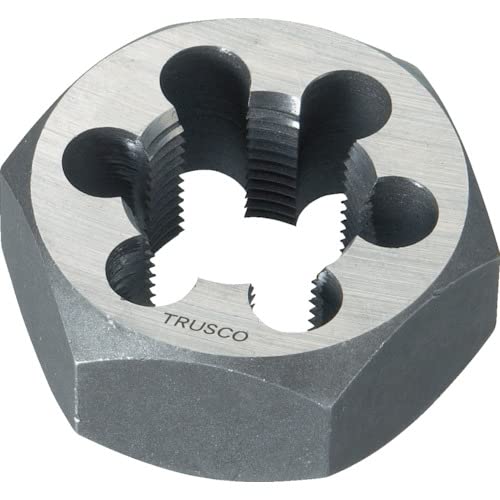 

TRUSCO Hex Sarane Nut Die, Coarse Thread, M42x4.5, TD6-42X4.5