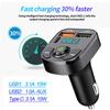 Car Bluetooth Mp3 Player Dual USB Port Phone Charger FM Transmitter Wireless Audio Receiver Hands-Free Kit with U-Disk Aux Input