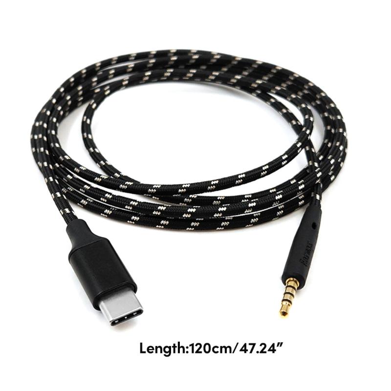 Durable Cable for 700 QC25 QC35 QC45 AE2 Headphone Cord Nylon/TPE Wire Improve Your Listen Experience Hifi Sound Cord