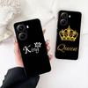 King Queen Lovers Crown Princess Phone Cover for Samsung Galaxy A06 A05 A14 A50 A51 A52 A12 A13 A23 A70 A07 A25 A26 A72 A56 Case