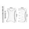 Stainless Steel Gua Sha Facial Tool – Massage Board for Acupressure, Deep Tissue Stimulation, and Facial Lifting
