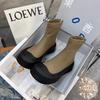 2025 New Platform Shoes Women Boots Round Toe Zipper Spring Autumn Ankle Female Botines De Mujer Chelsea Boots