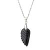 Natural Crystal Angel Wings Pendant Necklace - White Bohemian Charm Jewelry