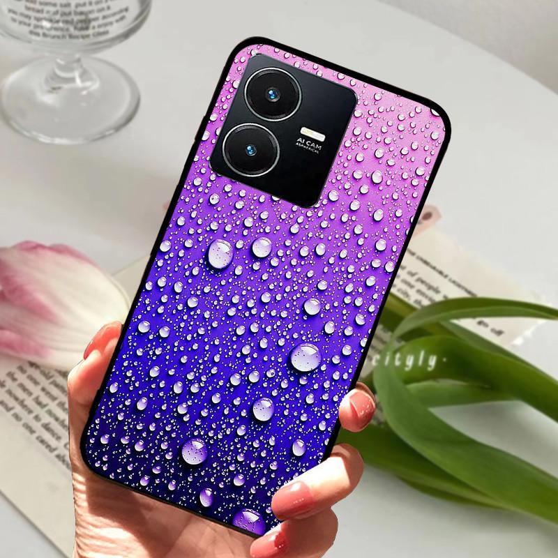 Pro Vivo Y22S 2022 Pouzdro Nárazuvzdorné Měkké TPU Silikonové Kryt Telefonu Pro Vivo Y22 Y 22 V2207 Y22S V2206 Funda Capa Kreslený Vivoy22