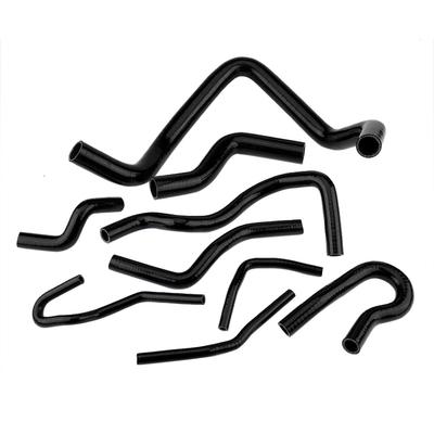 9pcs Black Silicone Auto Radiator Hose Kit for Civic D15 D16 SOHC EGEK 1992?2000