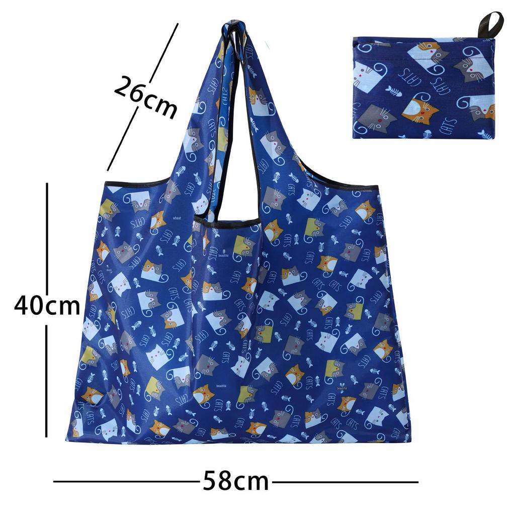 Large Capacity Eco-Friendly Waterproof Foldable Grocery Tote Bag