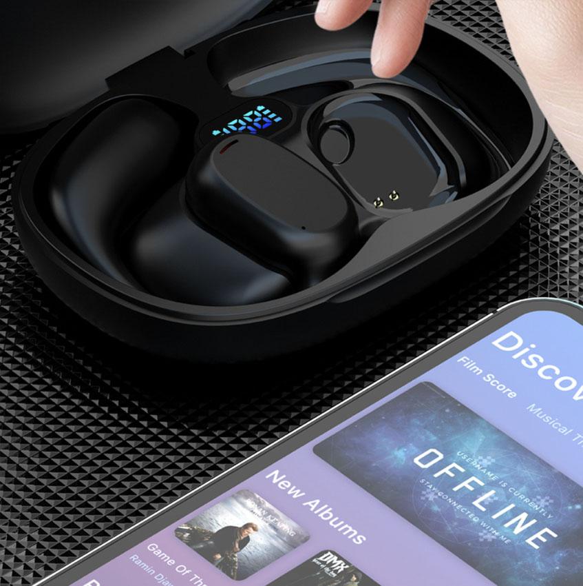 Wireless Waterproof Ear-hook Type Bone Conduction Bluetooth Headset That Does Not Fit In the Ear and Cannot Be Thrown Away by Sports Enthusiasts