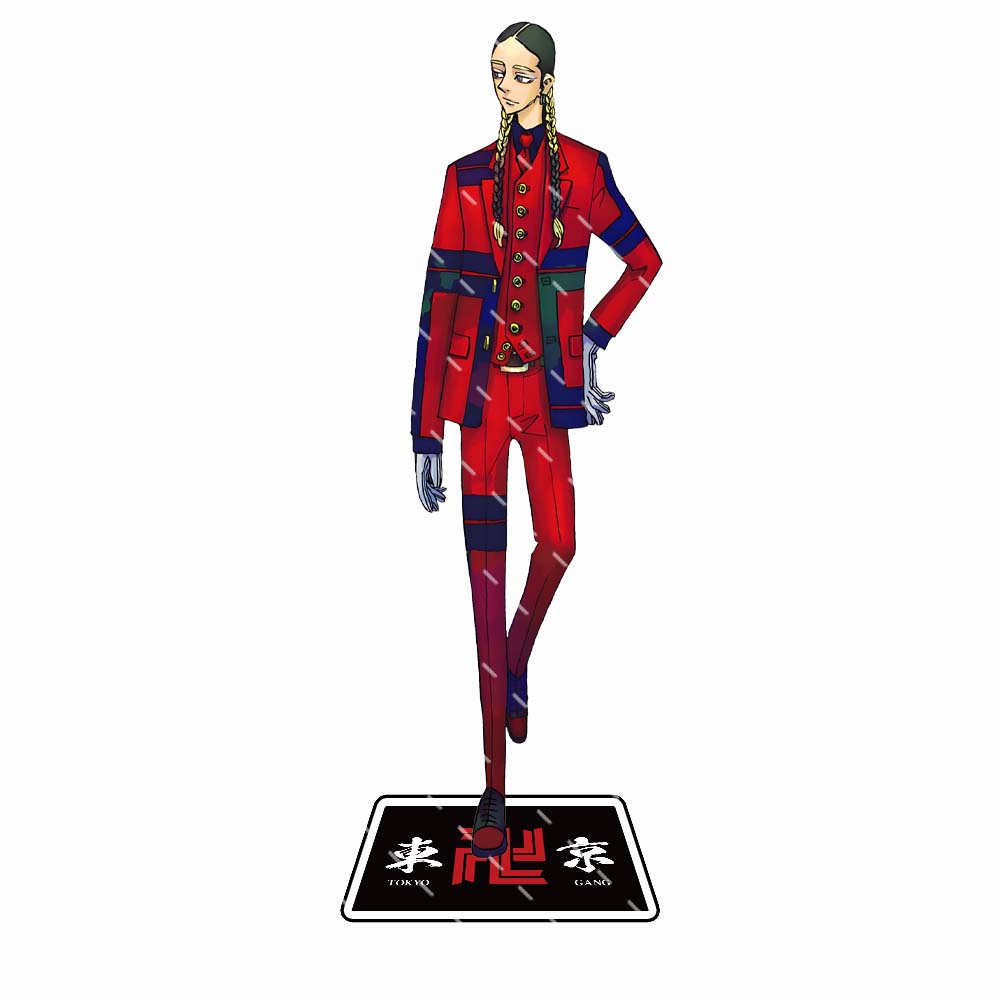 Anime Tokyo-revenge Acrylic Bracket Model Character Manjiro Sano Draken Model Desktop Ornament Standing Fan Collection Gift
