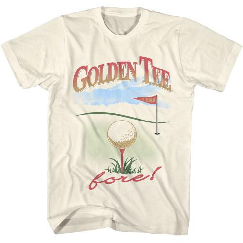

Golden Tee Fore Natural TShirt Unisex T-Shirt XL