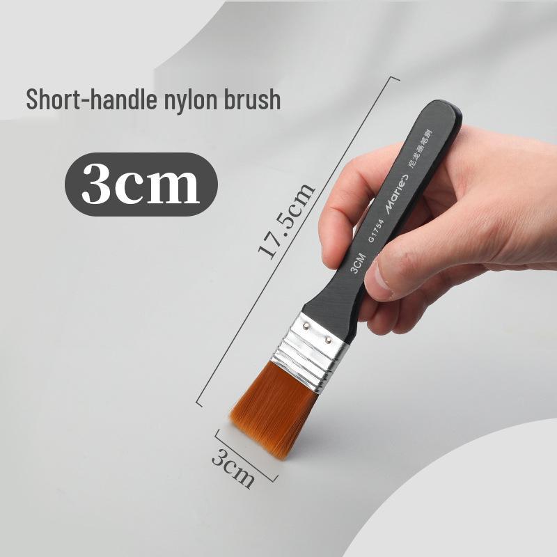 Mali G1754 Nylon Paint Brush Set for Gouache, Acrylic, Oil and Wall Art