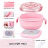 Waxing Beans Warmer Kit Foldable Silicone Non-Stick Pot Wax Heater Machine for Hair Removal European Standards 