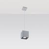 Lampa Wisząca Quad 1 Gu10 Szary Alu Sollux Sl.0061