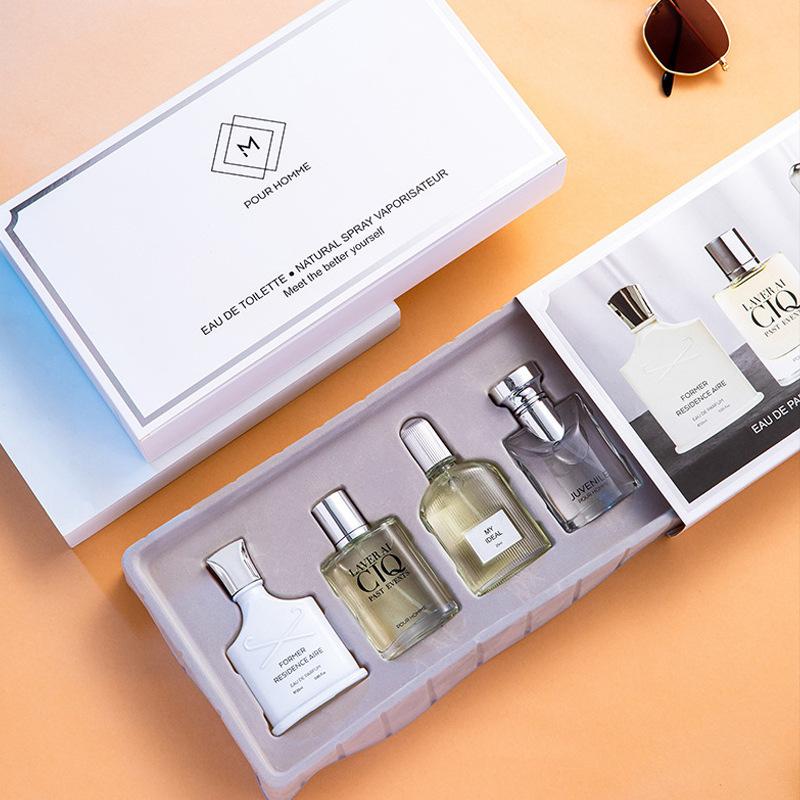 Men's Perfume Set: Fresh, Long-lasting, Light Fragrance, Woody Notes, Cologne, Men's Men's Gentleman
