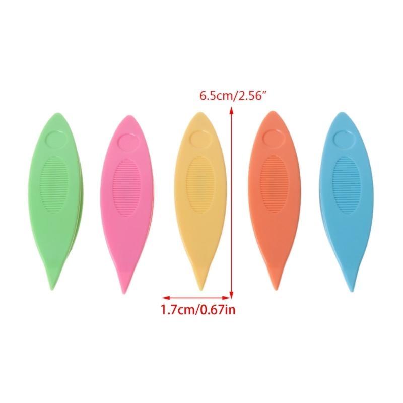 5Pcs Hand Lacemaking Craft Tool Plastic Tatting Shuttle Lace Making Kits Set