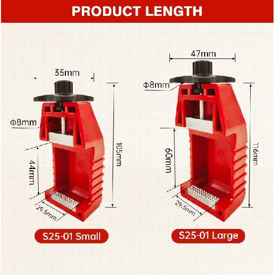 Keyu 5pcs Motor Protection Breaker Lock Switch Lock with 4-Holes To Accept Safety Padlocks Lockout