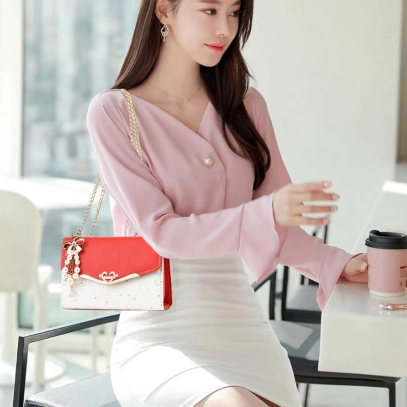 Korean Version Women'S Crossbody Bag Sequin Chain Shoulder Bag Mobile Phone Bag