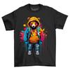 Gangster Bear Dripping Paint Effect T-shirt - Funny and Fierce! Funny T-shirt, U