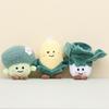 Adorable Plush Vegetable Keychain Soft Broccoli Pp Cotton Stuffed Toy Accessory