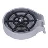 High Pressure Sink Glass Rinser Bar Automatic Cup Washer Kit with ABS Base 80cm Hose Silver