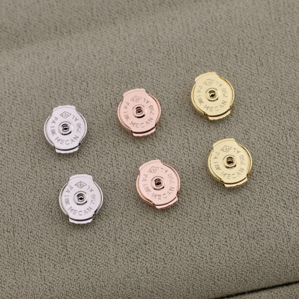 Gold Push-Type Flying Saucer Ear Stud - Trendy Fashion Accessory