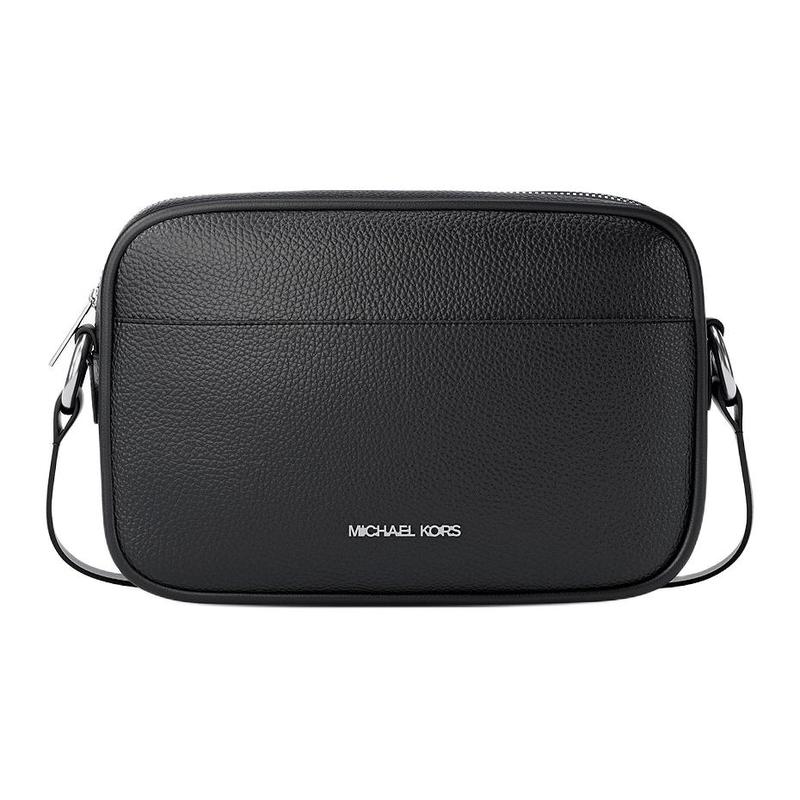 MICHAEL KORS Jet Set Travel Logo Classic Camera Bag Cow Leather Shoulder Crossbody Bag Large Women s Black чёрный