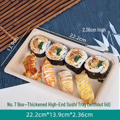ZISIZ Rechteckige Sushi-Takeout-Schalen