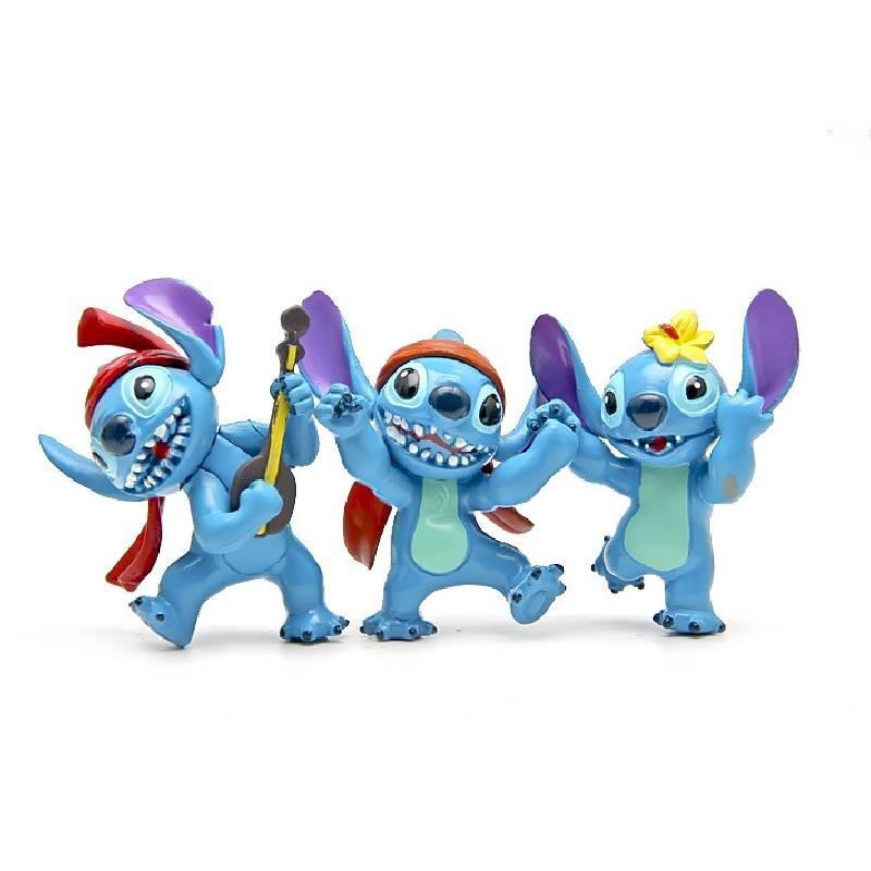 Dancing Singing Stitch Ice Cream Food And Music Theme Mini Model Set Decoration