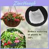Home Garden Water Absorption Mat Set For Hanging Flower Baskets With Thickened Cotton Liners