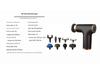 Multifunctional Hot & Cold Mini Fascia Massage Gun with Charging and Compression