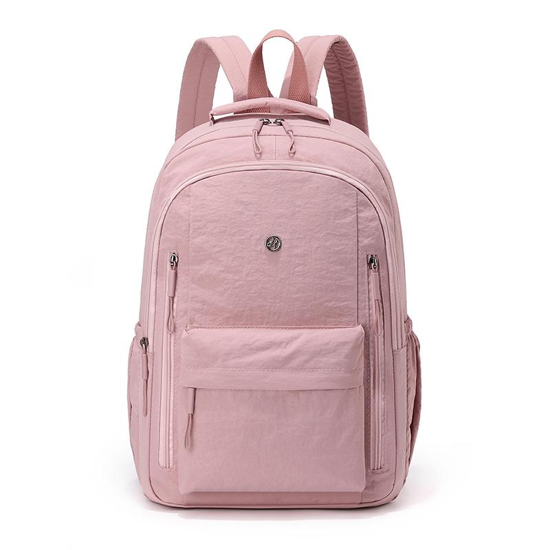 Schoolbag Backpack Women's 1011 New Large Capacity Multi-layer Lightweight Work Commuter Leisure Travel Backpack Waterproof Shoulder Bag