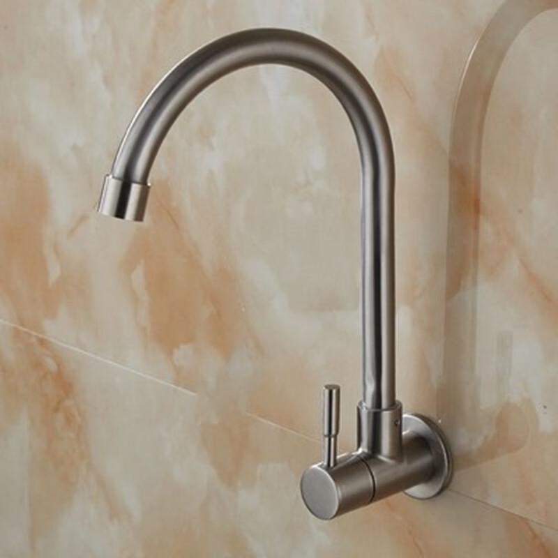 

Stainless Steel Wall-Mounted Single Cold Faucet