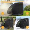Mini Excavator Cover Fit Black for Bobcat E20 1760-3530lbs Water Proof 210D Oxford Fabric Zippered Exterior Accessories