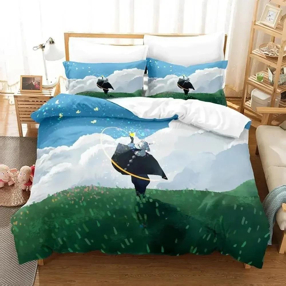 Game SkyChildren of the Light Bedding Set Cartoon Anime three-piece set Adult Kid Bedroom Duvet cover Sets 3D Print Kawaii beds