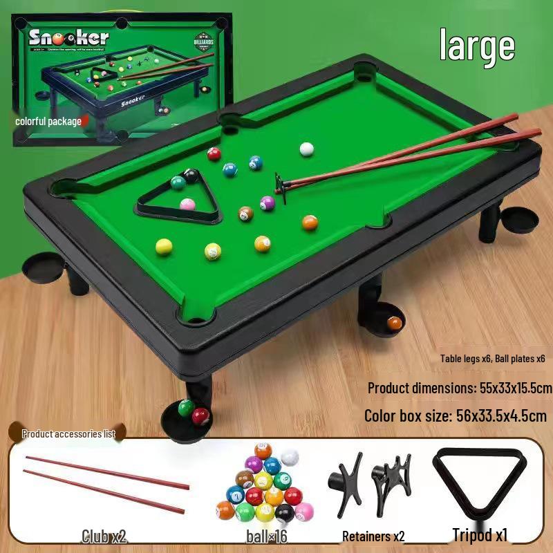 Realistic Mini Billiard & Soccer Table - Interactive Parent-Child Indoor Toy
