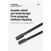 ShineTrip Neuer Outdoor Camping Feuerhaken Verdickter Anti-Verbrühungs-Kohlenstoffstahl Feuerhaken Picknick BBQ leicht tragbar