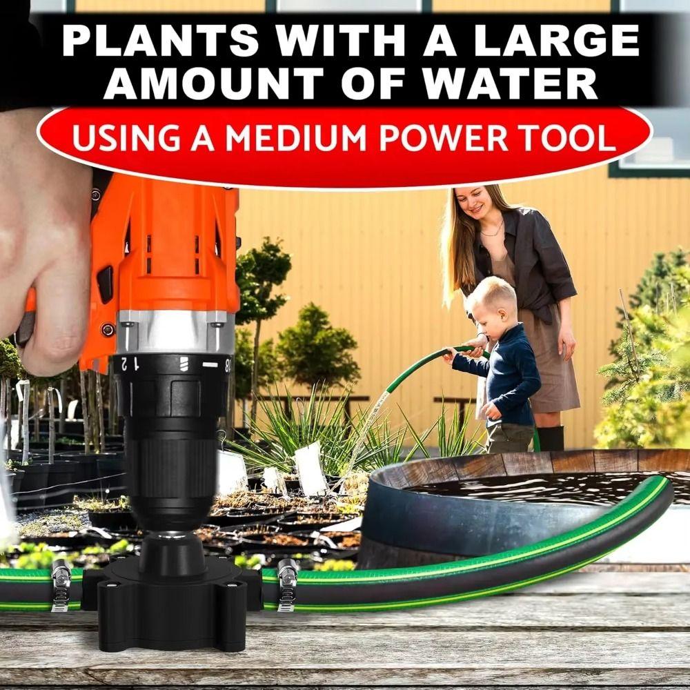 Heavy Duty Electric Drill Pump Small Self Suction Centrifugal Pump Liquid Transfer Pump  Liquid