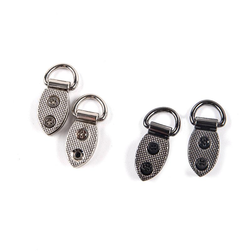 

2Pcs Metal Leaf Shape Bag D-Ring Connector Buckles Hanger Diy Bags Belts Strap