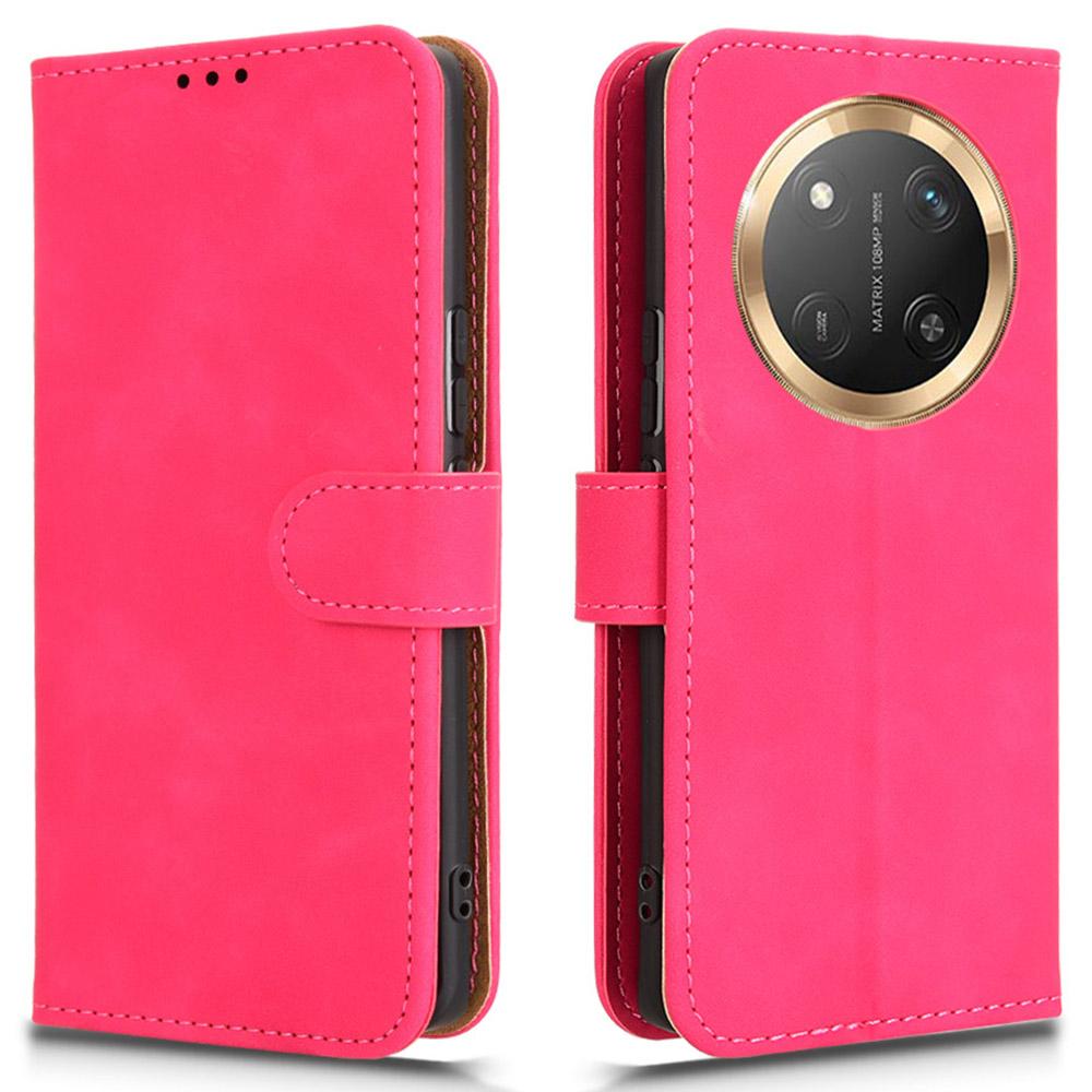 Dla Honor X60 Pro 5G/Magic7 Lite 5G/X9c 5G Skórzane Etui Skóra w Dotyku Odporne na Upadki Portfel Klapka Pokrowiec na Telefon