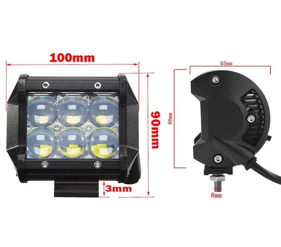 5D 30W Led Work Light Spot Light 4 Inch 3000LM 4WD Offroad Driving Headlight Fog Lamp For Motorcycle JEEP BOAT UTB ATV UTV 12 V 24 V