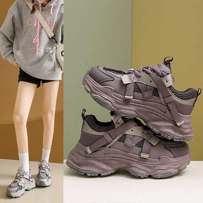 Fashion Low Round Nose Minimalist Footwear Casual Women's Flat Shoes Woman Black Sneakers Sport To Play Small Price Snackers