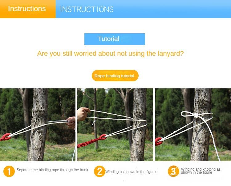 Hängemattenblätter für den Außenbereich, doppelte Schaukeln für drinnen und draußen, Hängematten für Erwachsene und Kinder, verdicktes Segeltuch, einfarbig