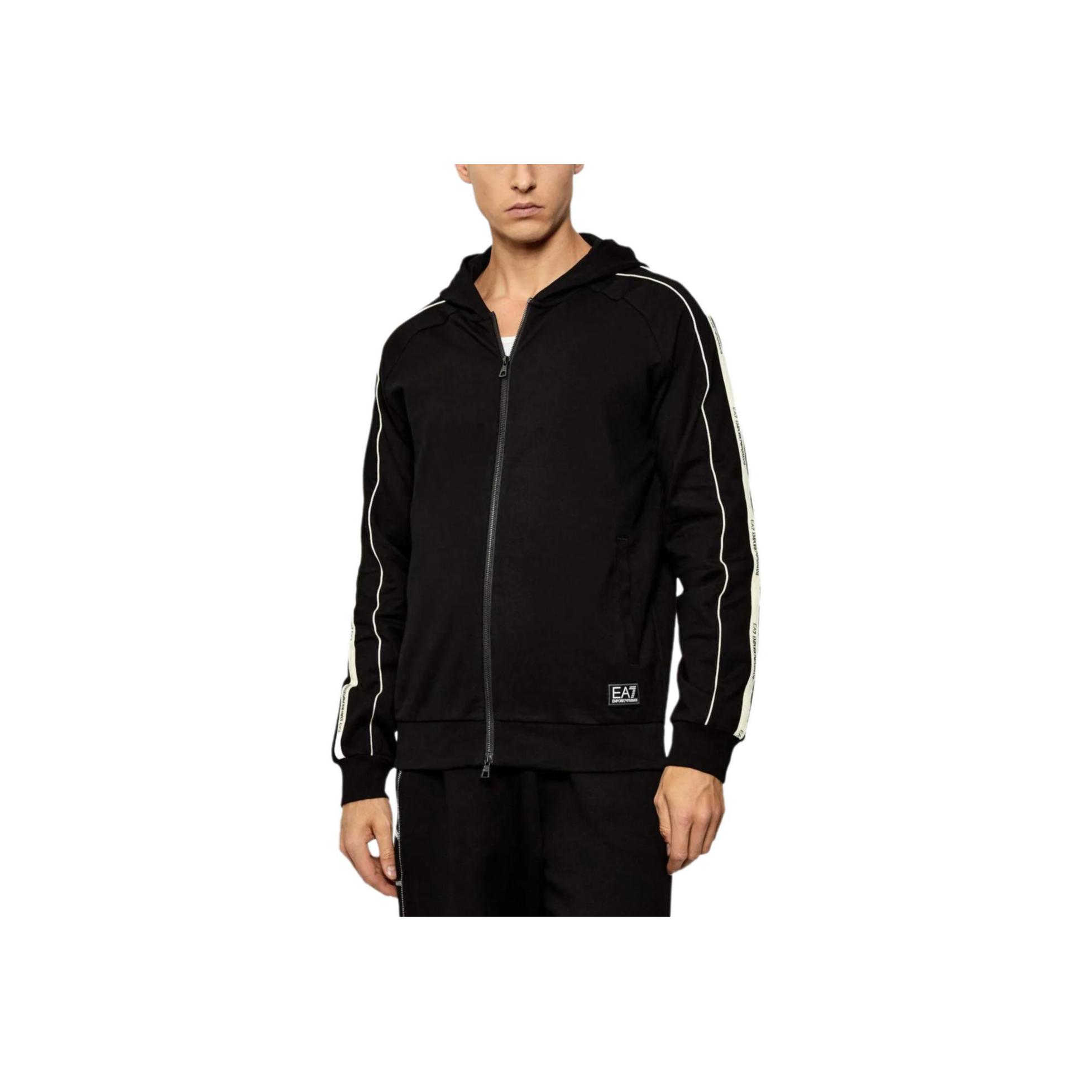 

Emporio Armani EA7 FW25 Zip Long Sleeve Hoodie Sweatshirt Men hoodies 7M001755-AF13512-UC001 XL