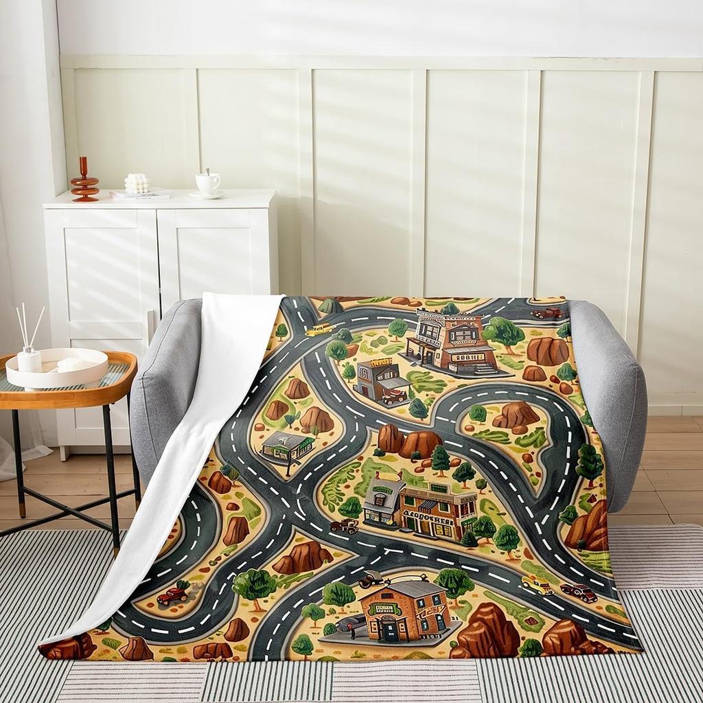 Tai Chi Flannel Throw Blanket for Kids Yin Yang Art Design Black and White Minimalist Plush Blanket Soft Fuzzy AllSeason Bed Bla