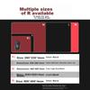 LESAILES High-Density Fiber Fine Surface Professional Gaming Mouse Pad, Medium-Sized Edge-Locked Computer Desk Mat, Red And Black, 300*250*4mm