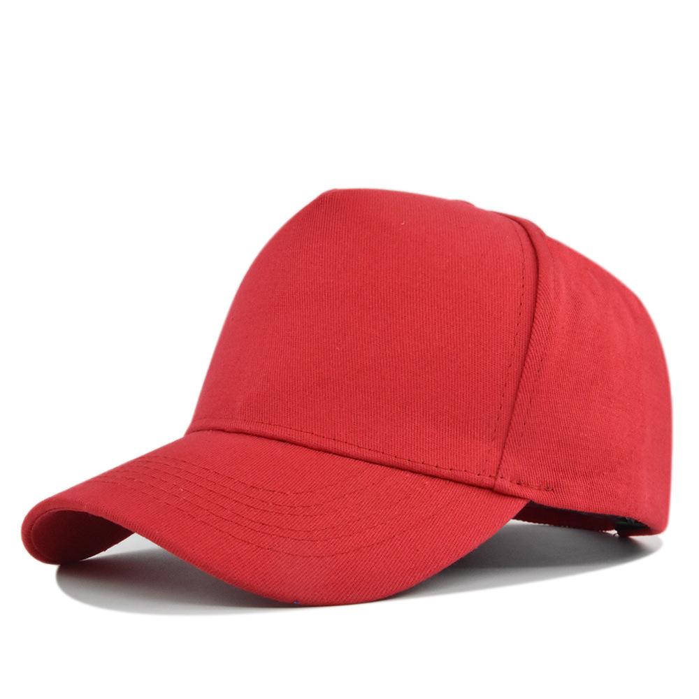 Individuell bedruckte einfarbige 5er Packung Baseballkappe Werbekappe für Herren Damen Party Snapback Hut Casquette Gorra Großhandel