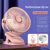 Portable USB Rechargeable Mini Clip Fan – Silent, Multifunctional, Ideal for Dorms and Desktops