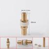 1/8" 1/4" 3/8" 1/2" 3/4" BSPP Male Full Thread Barrel Nipple Bulkhead Brass Connector Water Tank Fitting